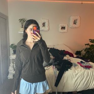 Brown Lululemon Zip up Jacket